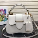 Prada Embleme Saffiano leather bag 1BN005 white HV05352ta99