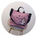 Prada fabric handbag 1BG161 red&black HV00893VI95