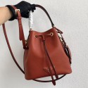 Prada Galleria Saffiano Leather Bag 1BE032 Dark Orange HV03251Zw99