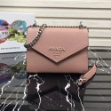 Prada Monochrome Saffiano leather bag 1BD127 light pink HV10504aj95