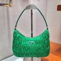 Prada Nylon and Saffiano leather mini bag 1NE204 green HV03209lu18