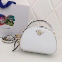 Prada Odette Saffiano leather bag 1BH123 white HV00798bm74