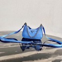 Prada Re-Edition nylon mini shoulder bag 1TT122 blue HV06990CI68
