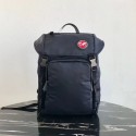Prada Re-Nylon backpack 2VZ135 black&red HV08233KX22