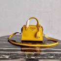 Prada Saffiano leather mini-bag 2BA269 yellow HV02741Is53