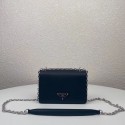 Prada Saffiano leather mini shoulder bag 2BD032 black HV05058oK58
