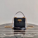 Prada Saffiano leather Prada Symbole bag 1BN021 black HV04564KX86