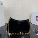 Prada Saffiano leather shoulder bag 2BC148 black HV07017lq41