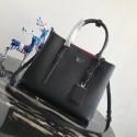 Prada Saffiano original Leather Tote Bag BN2838 black HV00438Ea63