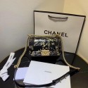 Replica AAA Chanel Le Boy Flap Shoulder Bag Original Leather Black TY67085 Gold HV04439of41