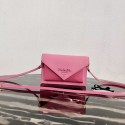 Replica AAA Prada Saffiano leather mini-bag 1BP020 pink HV04074of41
