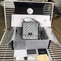 Replica Boy chanel handbag Goatskin & Ruthenium-Finish Metal AS0130 Silver HV01407EO56