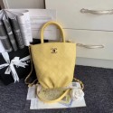 Replica Chanel Calfskin & gold-Tone Metal S0657 yellow HV06981BB13