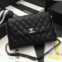Replica Chanel Calfskin Leather Shoulder Bag 2240 black HV06613ls37