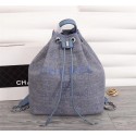 Replica Chanel Canvas Backpack A57498 blue HV01690cK54