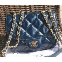 Replica Chanel Classic Flap Bag Iridescent Leather A94755 Royal HV11095Ac56