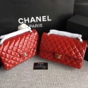 Replica Chanel Classic Flap Bag original Patent Leather 1112 red HV03132ij65