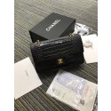 Replica Chanel Classic Handbag Original Alligator & Gold-Tone Metal A01112 black HV09589HB48