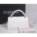 Replica Chanel Classic Tote Bag Sheepskin Leather 36903 White HV09683iF91