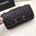 Replica Chanel Flap Bag Original Caviar Leather Shoulder Bag 94430 black HV05376Xe44