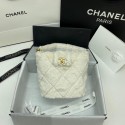 Replica Chanel flap bag Shearling Lambskin & Gold-Tone Metal AS2241 white HV10000Ac56