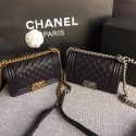Replica Chanel Flap Shoulder Bag Original Caviar leather LE BOY 67085 black HV05326nB47