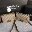 Replica Chanel Flap Shoulder Bag Original Caviar leather LE BOY 67085 gray HV02295ec82
