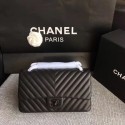 Replica Chanel Flap Shoulder Bag Original sheepskin Leather CF 1112V black HV01311nB47