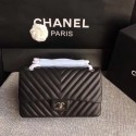 Replica Chanel Flap Shoulder Bag Original sheepskin Leather CF 1112V black silver chain HV07576it96