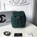 Replica Chanel Original Leather Backpack A53203 Green HV01890sA83