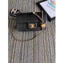 Replica Chanel Original Small Snake skin flap bag AS1116 black HV00145Ac56