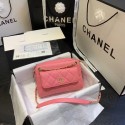 Replica CHANEL Small camera bag Grained Calfskin & Gold-Tone Metal AS1367 pink HV00312EO56