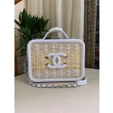 Replica Chanel Vanity Case Original Weave A93343 white HV08284iu55