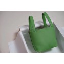Replica Cheap Hermes Picotin Lock PM Bags Togo Leather H5599 green HV11456Mq48