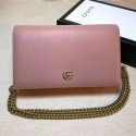 Replica Gucci Calfskin Leather mini Shoulder Bag 497985 pink HV01072ui32