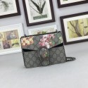 Replica Gucci GG dionysus blooms mini bag 421970 black HV09898ls37
