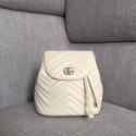 Replica Gucci GG Marmont matelasse backpack 528129 white HV04657zR45
