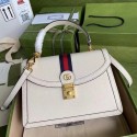 Replica Gucci Ophidia small top handle bag with Web 651055 white HV04654Fi42