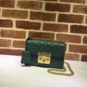 Replica Gucci Padlock Metallic mini Shoulder Bag 409487 green HV06669HB48