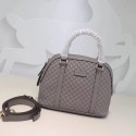 Replica Gucci Signature Leather tote Bag 449654 gray HV04790hD86