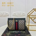 Replica High Quality Gucci GG Ophidia Small original leather Shoulder Bag A503877 green HV01840Jh90