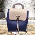 Replica Louis Vuitton HOT SPRINGS Monogram Canvas Mini lockme knapsack 41815 blue HV01502BJ25