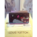 Replica Louis Vuitton Monogram Canvas Zippy Illustre Wallet 61241 Brown HV01505hD86