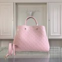 Replica Louis Vuitton Monogram Empreinte Montaigne GM M41059 pink HV05386it96
