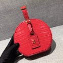 Replica Louis Vuitton original Croco Leather petite boite chapeau M43516 red HV03862ij65