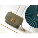 Replica Louis Vuitton Original Lockme chain small handbag M57067 Khaki green HV01796YP94