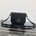 Replica Prada Embleme Saffiano leather bag 1BD217 black HV01790KG80