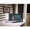 Replica Top Boy Chanel Flap Shoulder Bag Chevron Velvet Leather A67068C Green HV05378Vx24