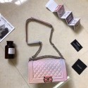 Small BOY CHANEL Handbag A67086 pink HV02474aj95