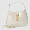 Top Gucci Jackie 1961 mini hobo bag 637091 white HV01445yq38